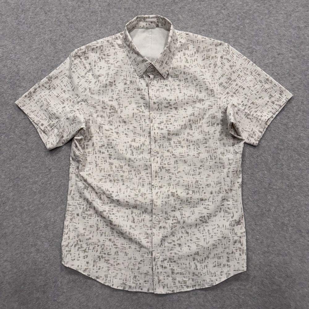 Lululemon Shirt Mens XL Airing Easy Short Sleeve Button Up